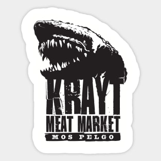 Krayt Meat Market Sticker